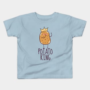 Potato King Funny Kids T-Shirt